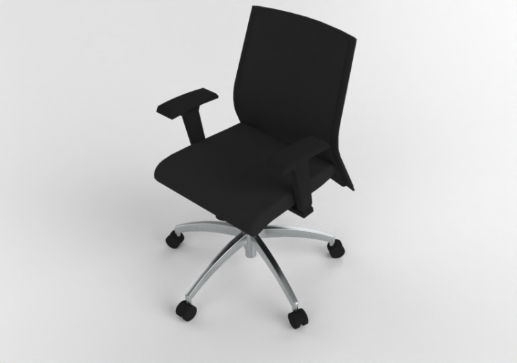 3D Chairs - Swivel chair in fabric - Modernform - Serie 11...