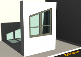 Carpinterías 3D - VN[T] 2 HB [2 V] MF