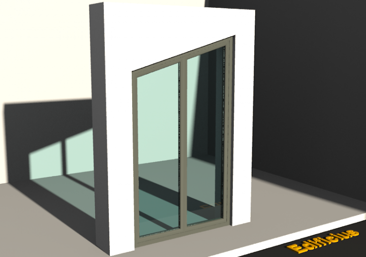 Esquadria 3D - JN[T] 1FB[1V]+1F[1V] - ACCA software