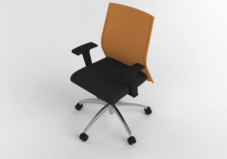 3D Stühle - Drehbarer Sessel aus Stoff - Modernform - Serie...