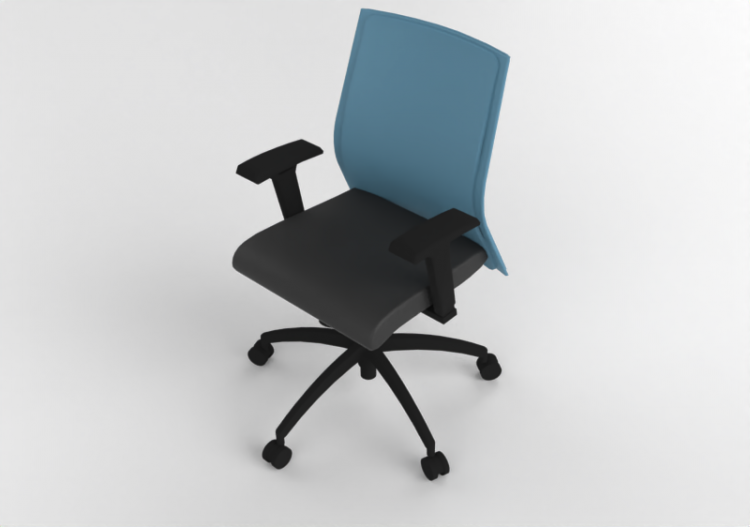 3D Chairs - Swivel armchair in leather - Modernform - Serie...