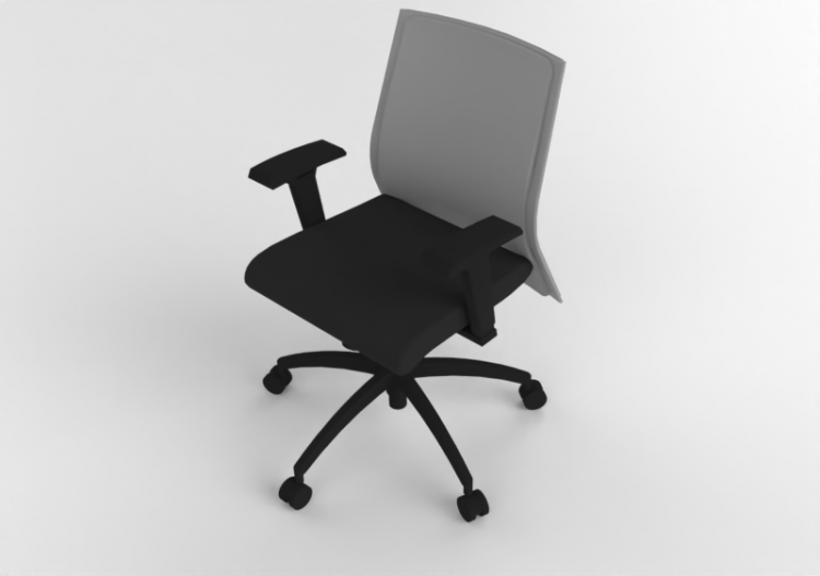 Sedie 3D - Sedia girevole in pelle - Modernform - Serie 11...