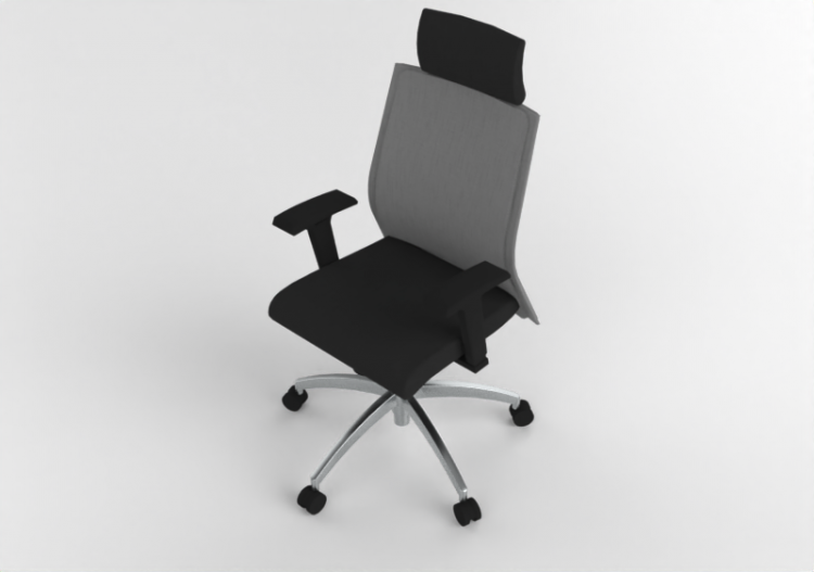 3D Stühle - Drehbarer Sessel aus Stoff - Modernform - Serie...