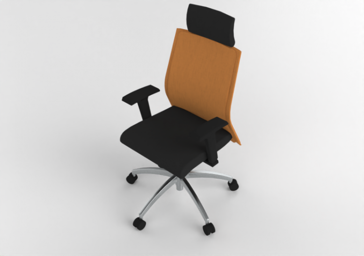 椅子 - Swivel armchair in fabric - Modernform - Serie 11 -...