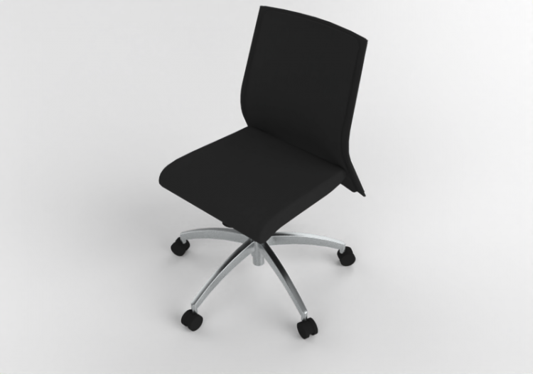 Sedie 3D - Sedia girevole in Tessuto - Modernform - Serie...