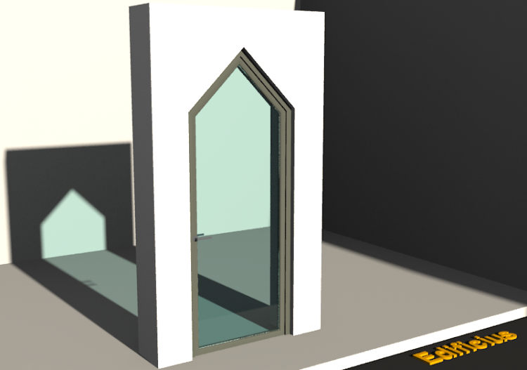 3D Tür/Fenster - SCHF[DT] 1DF - ACCA software