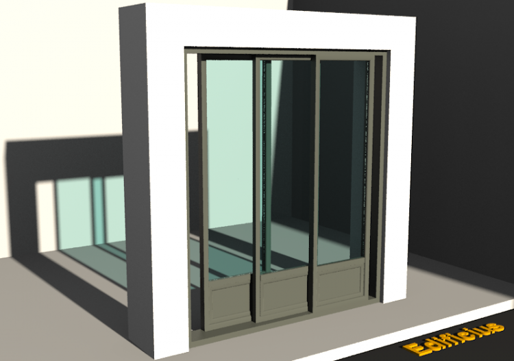 Menuiseries 3D - FN[R] 3BV[1P] - ACCA software