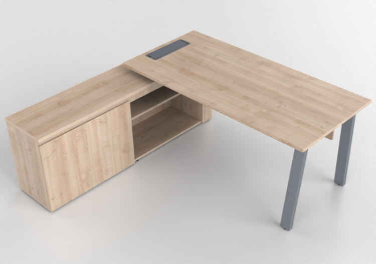 3D Schreibtische - Büroschreibtisch - Modernform - Zynergy...