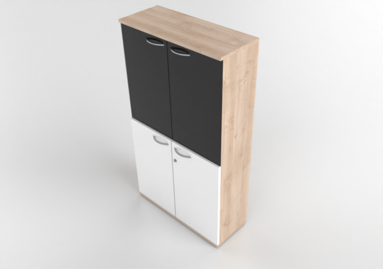 Bibliothèque 3D - Armoire de rangement de documents -...