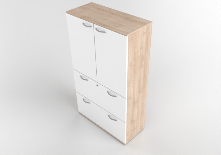 3D Bücherregal und Behälter - Aktenschrank für Dokumente -...