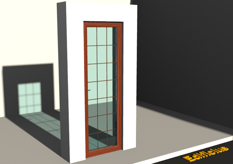 Esquadria 3D - JN[R] 1FB - ACCA software