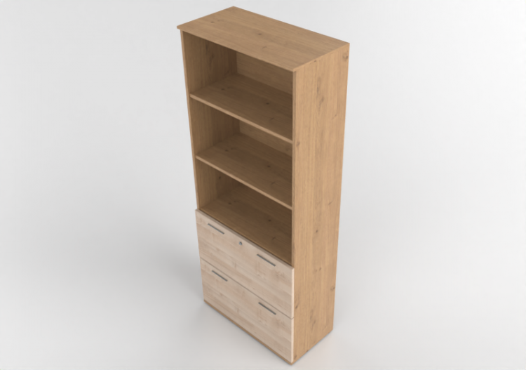 3D Book shelf - Document filing cabinet - Modernform -...