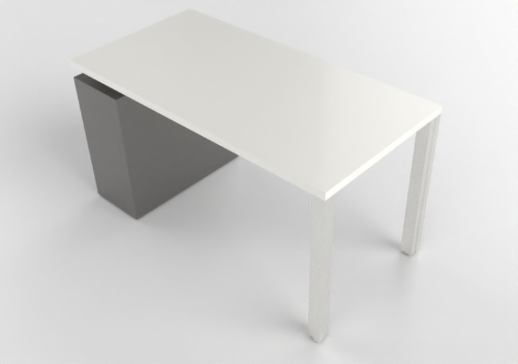 Escrivaninhas 3D - Escrivaninha de madeira - Modernform -...