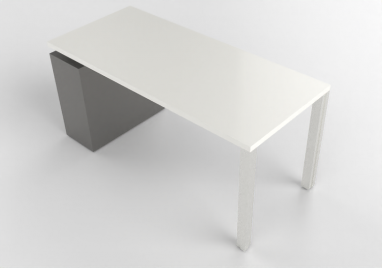Escrivaninhas 3D - Escrivaninha de madeira - Modernform -...