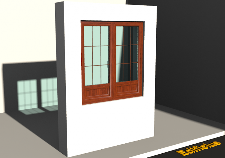 Esquadria 3D - JN[R] 2FB[1P] MF - ACCA software