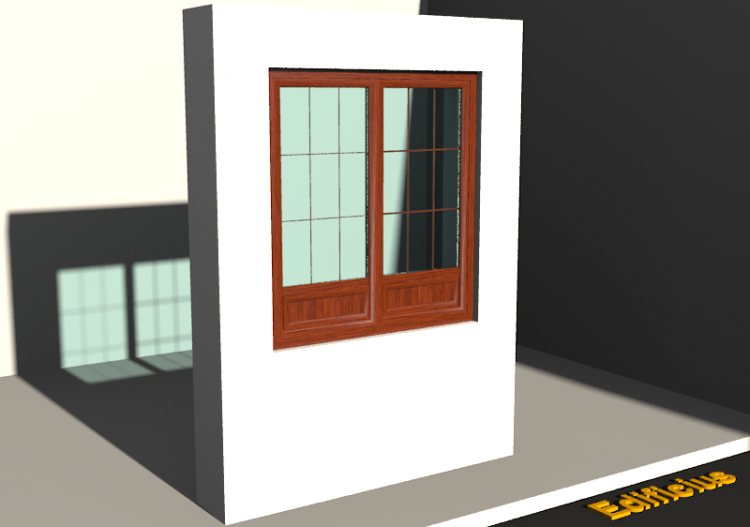 3D Tür/Fenster - FN[R] 1AB[1P]+1F[1P] - ACCA software