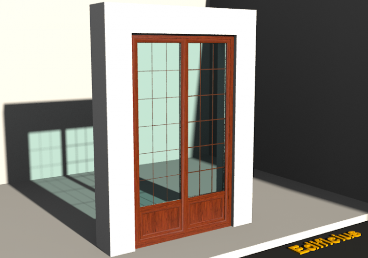 3D Tür/Fenster - FN[R] 1AB[1P]+1F[1P] - ACCA software