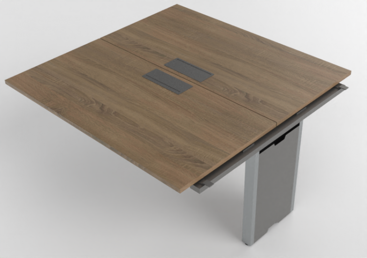 Escritorios 3D - Escritorio de madera - Modernform - Cosmos...