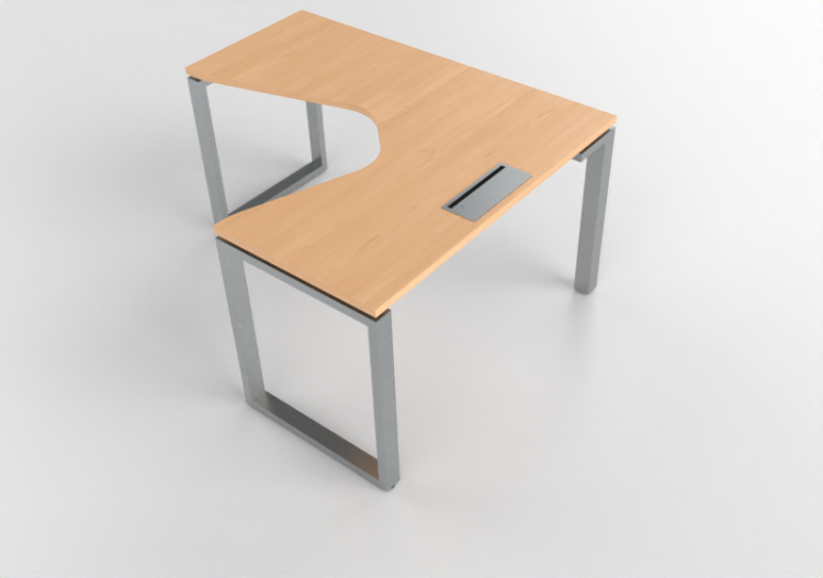 Scrivanie 3D - Scrivania in legno - Modernform - Cosmos O -...