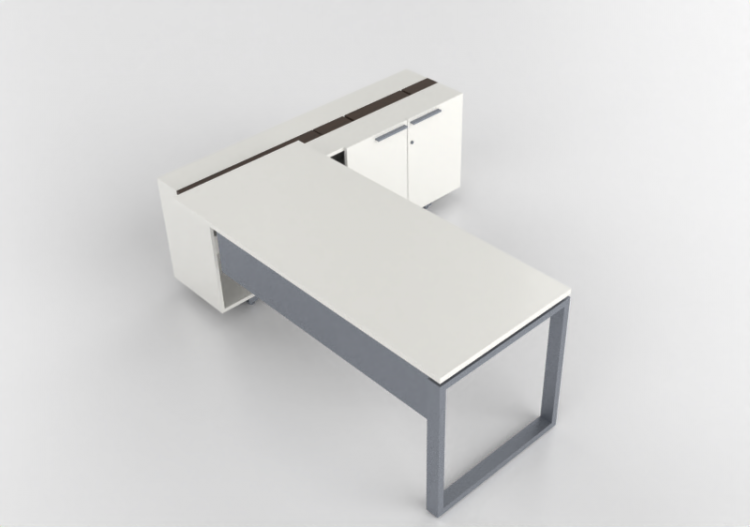 Bureaux 3D - Bureau en bois - Modernform - Cosmos O -...