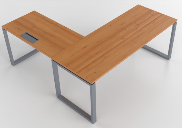 Scrivanie 3D - Scrivania in legno - Modernform - Cosmos O -...