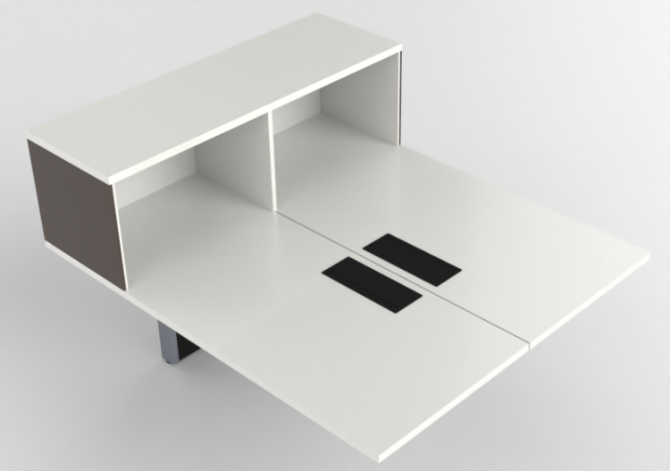 Scrivanie 3D - Scrivania in legno - Modernform - Cosmos O -...