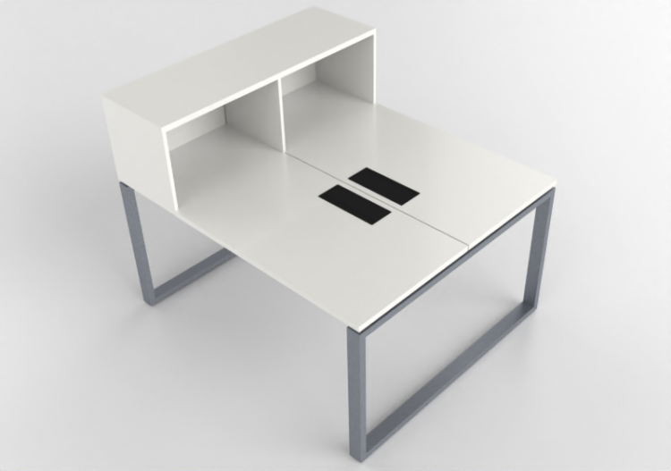 Bureaux 3D - Bureau en bois - Modernform - Cosmos O -...