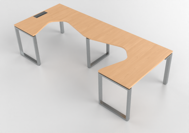 办公桌 - Wooden Desk - Modernform - Cosmos O - LDL2812F34 -...
