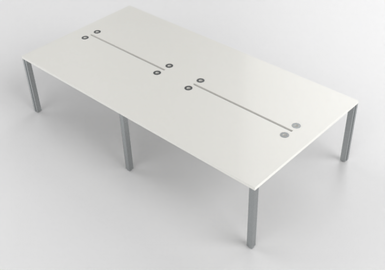 Scrivanie 3D - Scrivania in legno - Modernform - Neon A -...