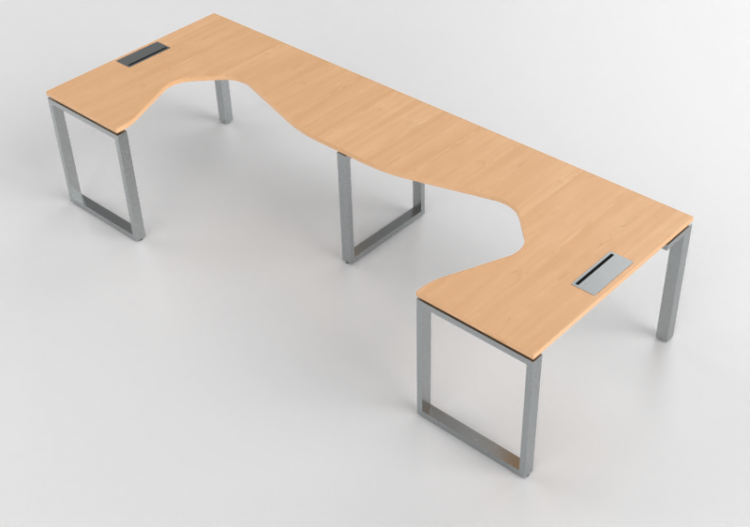 办公桌 - Wooden Desk - Modernform - Cosmos O - LDL3212F34 -...