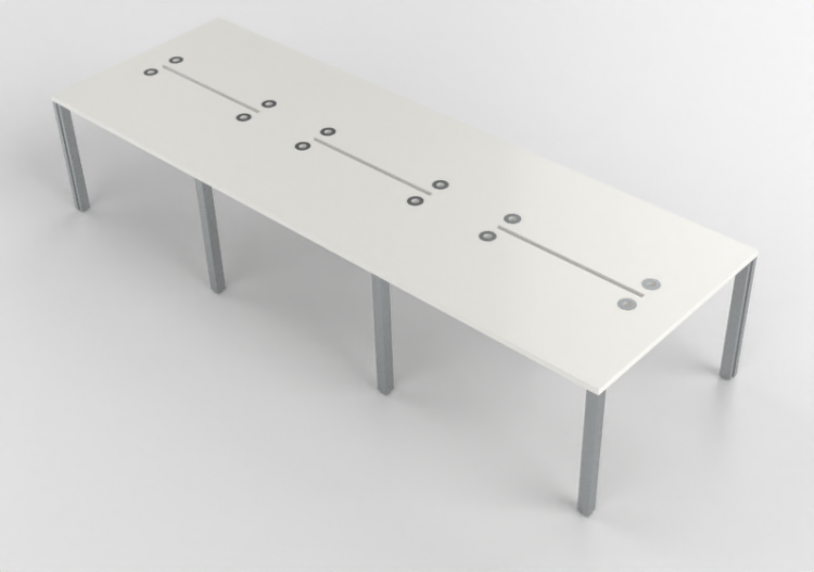 Scrivanie 3D - Scrivania in legno - Modernform - Neon A -...