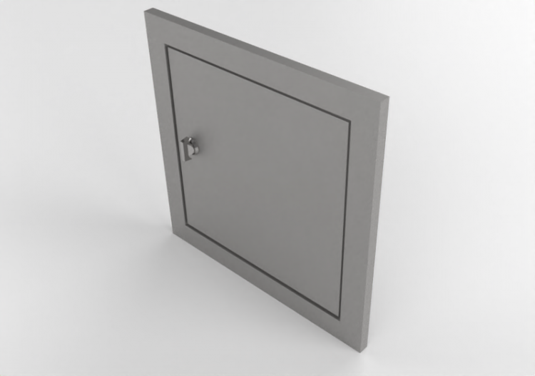 Ante 3D - Metal door - Sunstone - BA SD12 R - ACCA software