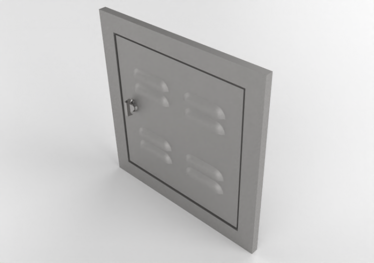 Ante 3D - Metal door - Sunstone - BA VSDR12 - ACCA software
