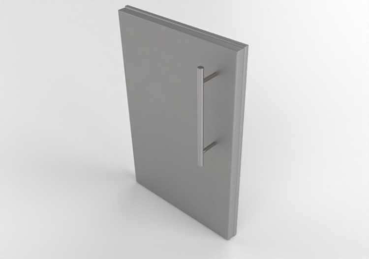 Ante 3D - Metal door - Sunstone - DE DVL15 - ACCA software