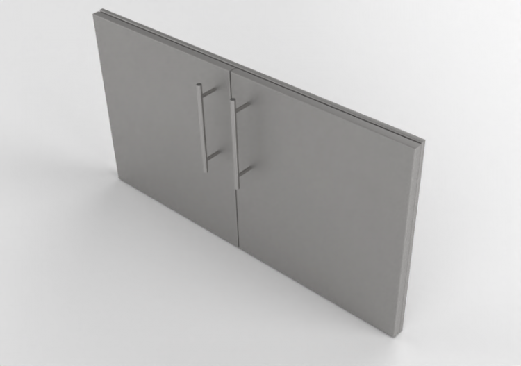 Ante 3D - Metal door - Sunstone - DE DD42 - ACCA software