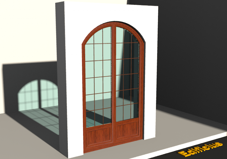 Menuiseries 3D - FN[AR] 1VB[1P]+1F[1P] - ACCA software