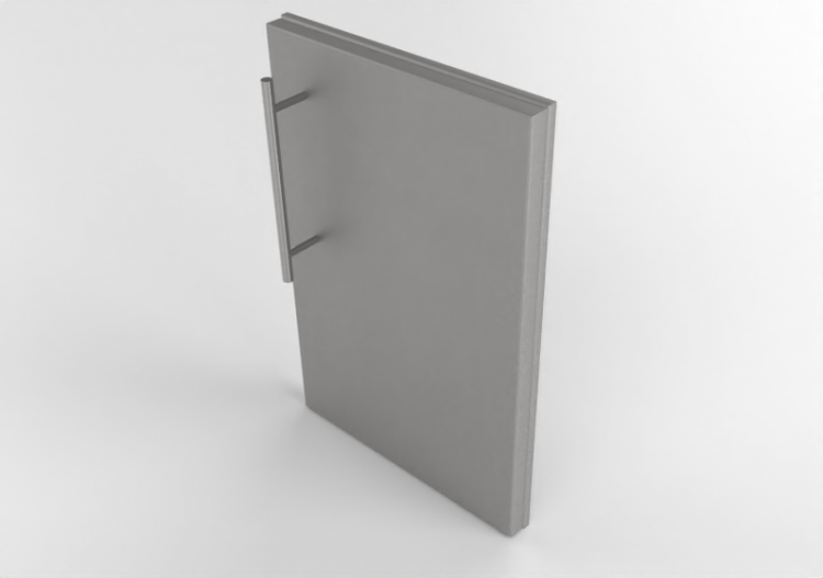 Ante 3D - Metal door - Sunstone - DE DVR15 - ACCA software