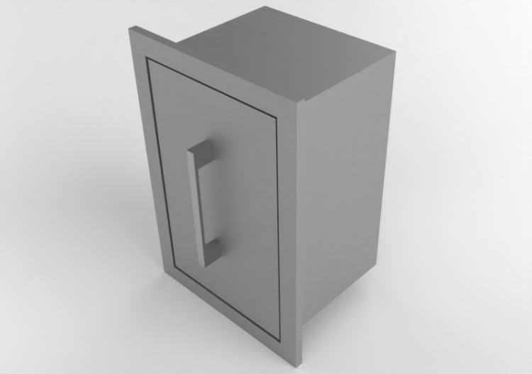 3D Furniture - Metal drawer - Sunstone - BA TH17 VER - ACCA...