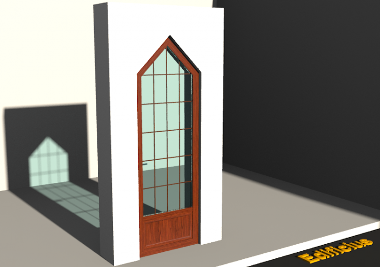 Esquadria 3D - JN[DT] 1FB[1P] - ACCA software