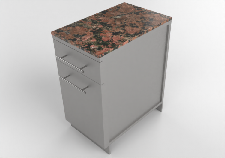 3D Furniture - Modular kitchen cabinet - Sunstone -...
