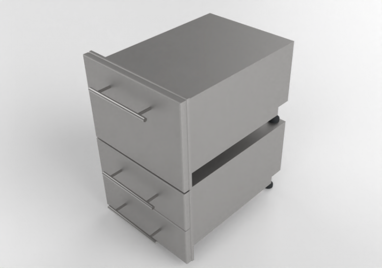 3D Furniture - Metal drawer - Sunstone - DE DD13 - DE...