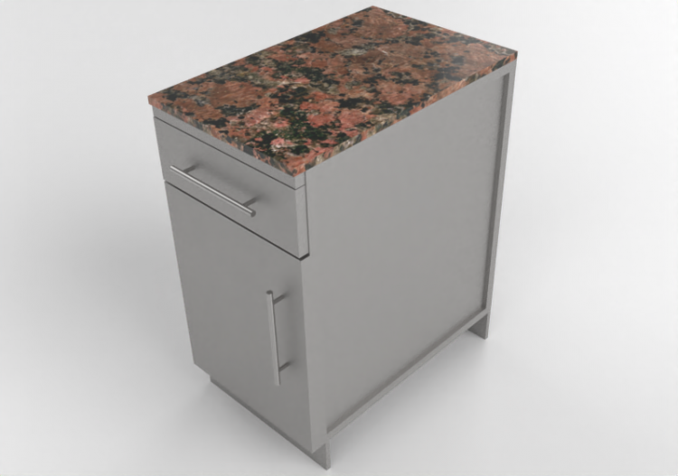 3D Furniture - Modular kitchen cabinet - Sunstone -...