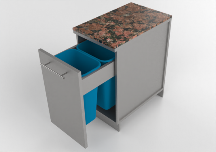 Muebles 3D - Mueble de cocina modular - Sunstone -...