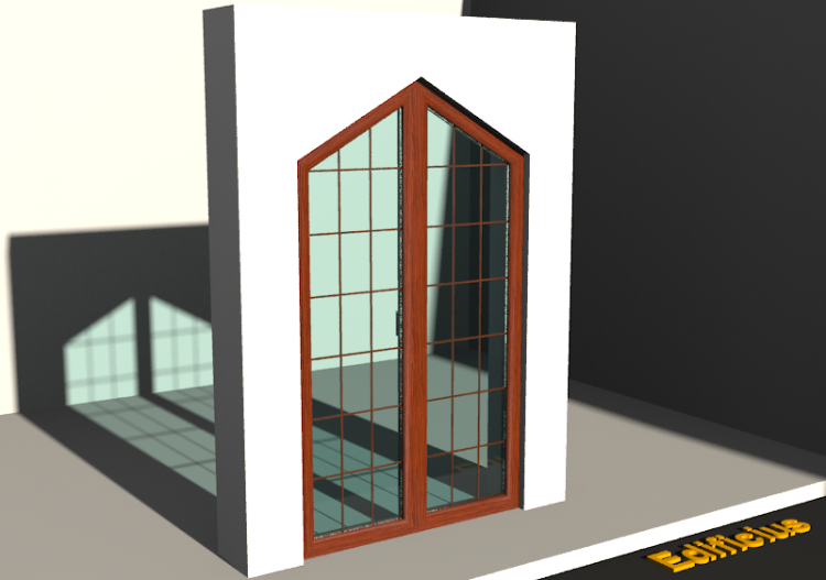 Esquadria 3D - JN[DT] 2FB MF - ACCA software