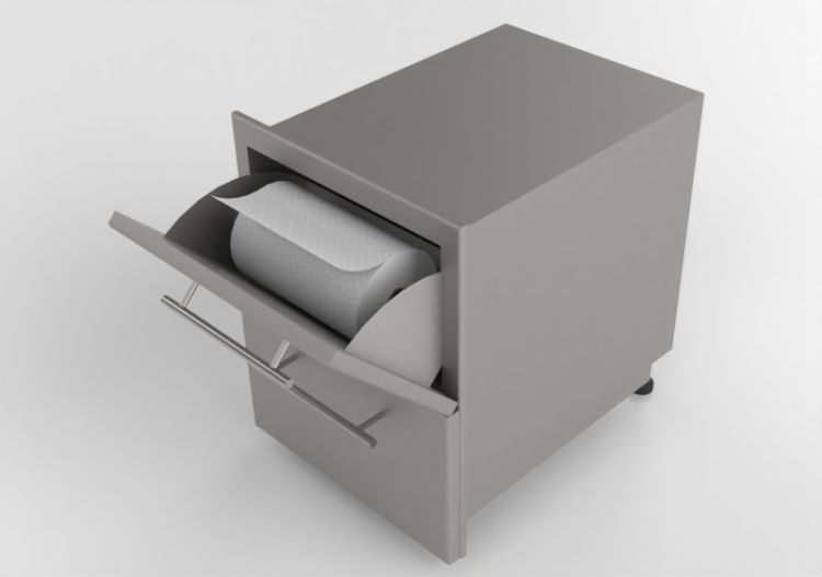 3D Furniture - Metal drawer - Sunstone - DE DPCF23 - ACCA...