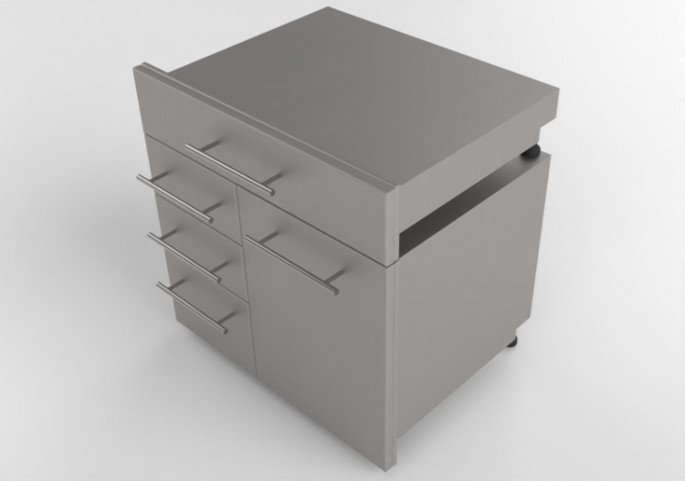 Mobili 3D - Cassetto in metallo - Sunstone - DE LPCTD30 -...