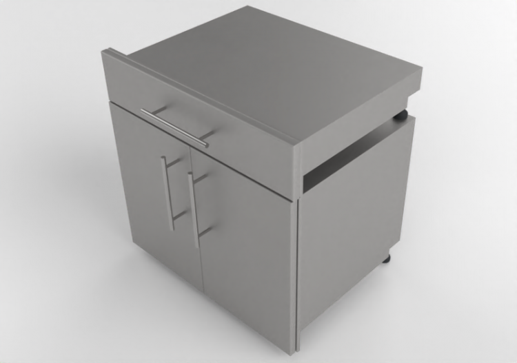 3D Furniture - Metal drawer - Sunstone - DE DDP30 - DE SD30...