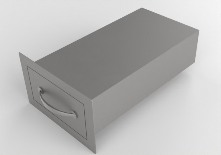 Muebles 3D - Cajón de metal - Sunstone - B SD6 - ACCA...
