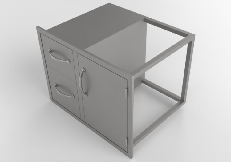 Móveis 3D - Gaveta de metal - Sunstone - C DDC30 - ACCA...