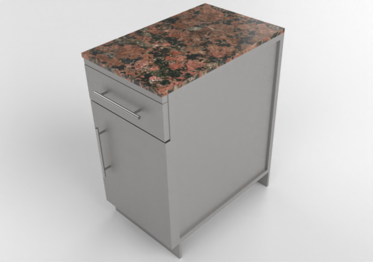 3D Furniture - Modular kitchen cabinet - Sunstone -...